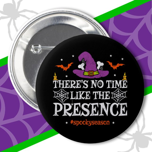 Halloween Spirit Spooky Witch Hat Funny Halloween 6 Cm Round Badge (Creator Uploaded)