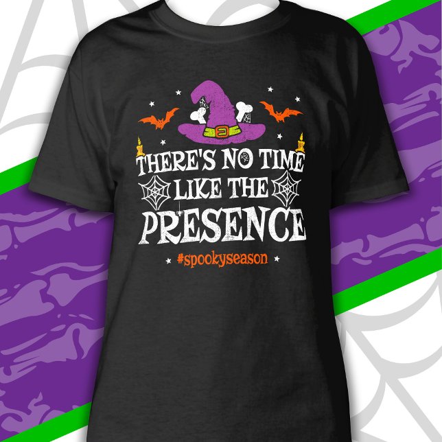 Halloween Spirit Spooky Witch Hat Funny Halloween T-Shirt (Creator Uploaded)