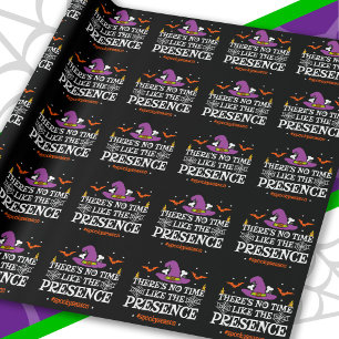 Halloween Spirit Spooky Witch Hat Funny Halloween Wrapping Paper
