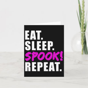 Halloween Spook Costume Spirit Ladies Womens Mens Card