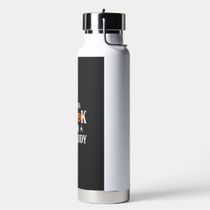 Halloween Spook Somebody Pumpkin Spider SVG Water Bottle