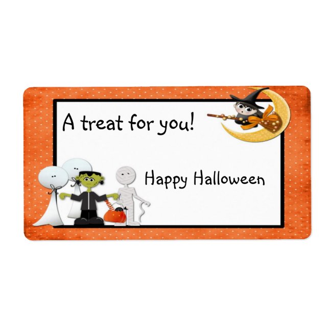 Halloween Spooks Label (Front)