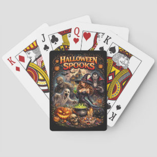 Halloween Spooks Playing Cards