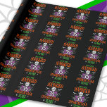 Halloween Spooktacular 35th Wedding Anniversary Wrapping Paper<br><div class="desc">This funny Halloween wedding anniversary design is perfect for a married couple celebrating 35 years of spooktacular marriage! Fun matching couple design for an October or Halloween theme 35th wedding anniversary party. Features 'We've Been Married 35 Spooktacular Years' funny 35th wedding anniversary quote that is perfect for couples celebrating a...</div>
