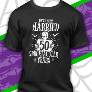 Halloween Spooktacular 50th Wedding Anniversary T-Shirt
