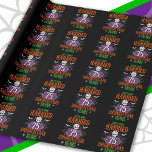 Halloween Spooktacular 75th Wedding Anniversary Wrapping Paper<br><div class="desc">This funny Halloween wedding anniversary design is perfect for a married couple celebrating 75 years of spooktacular marriage! Fun matching couple design for an October or Halloween theme 75th wedding anniversary party. Features 'We've Been Married 75 Spooktacular Years' funny 75th wedding anniversary quote that is perfect for couples celebrating a...</div>