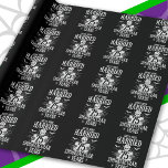 Halloween Spooktacular 75th Wedding Anniversary Wrapping Paper<br><div class="desc">This funny Halloween wedding anniversary design is perfect for a married couple celebrating 75 years of spooktacular marriage! Fun matching couple design for an October or Halloween theme 75th wedding anniversary party. Features 'We've Been Married 75 Spooktacular Years' funny 75th wedding anniversary quote that is perfect for couples celebrating a...</div>
