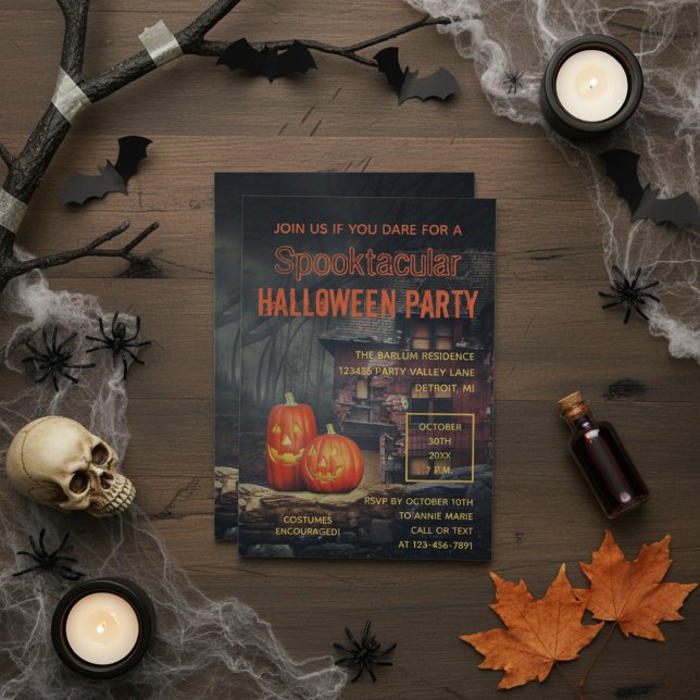 Halloween Spooktacular Invitation (Halloween Spooktacular Invitation)