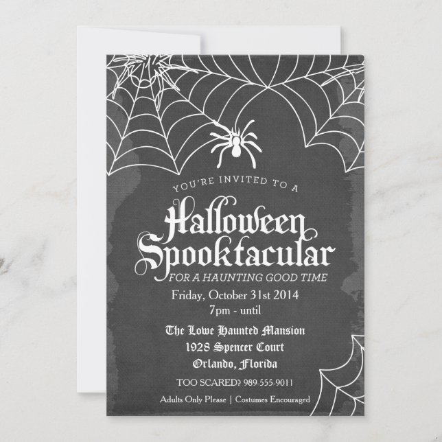 Halloween Spooktacular Invitation - Costume Party (Front)