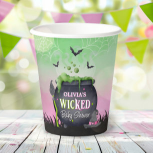 Halloween Spooky Baby Shower Paper Cups