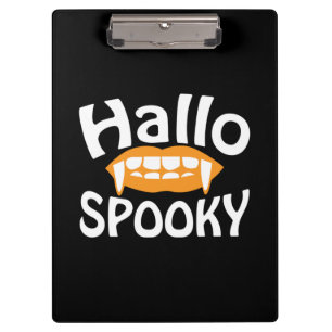 Halloween Spooky Birthday Clipboard