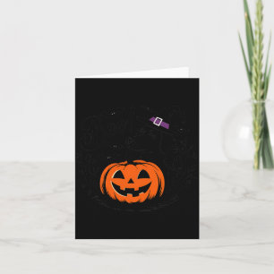 Halloween Spooky Black Labrador Retriever Dog Card