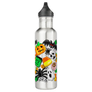 Halloween Spooky Candies Party 710 Ml Water Bottle