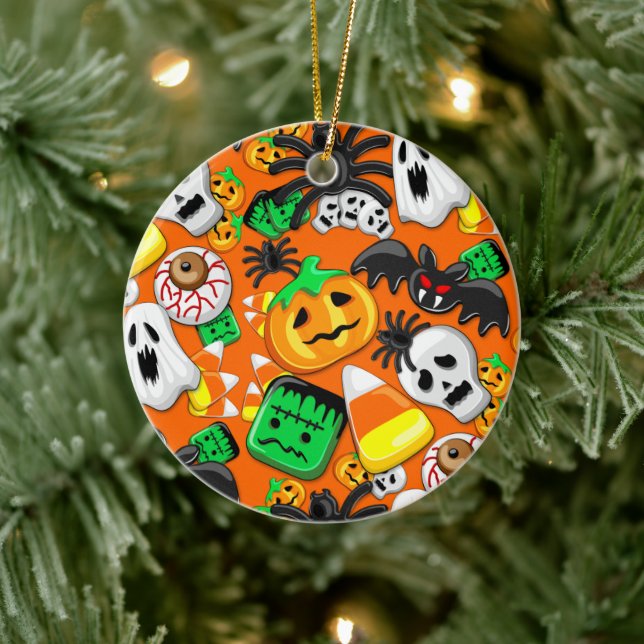 Halloween Spooky Candies Party     Ceramic Tree Decoration (Tree)
