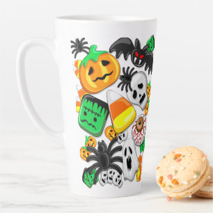 Halloween Spooky Candies Party     Latte Mug