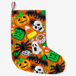 Halloween Spooky Candies Party Small Christmas Stocking