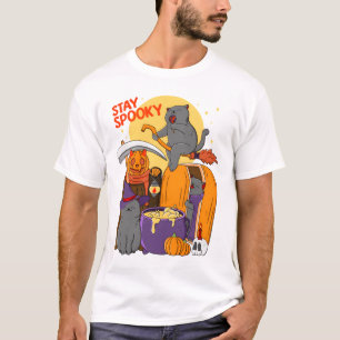 Halloween Spooky Cat T-Shirt