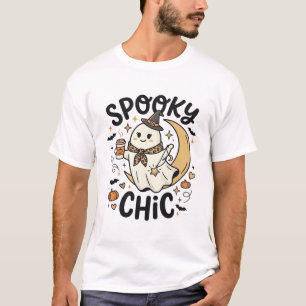 Halloween Spooky Chic Ghost T-Shirt