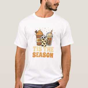 Halloween Spooky Coffees Fall Tis The Season T-Shirt