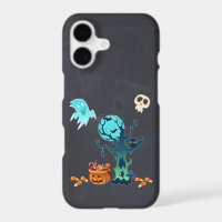 Halloween Spooky Creepy Ghosts Bats Skulls & Candy