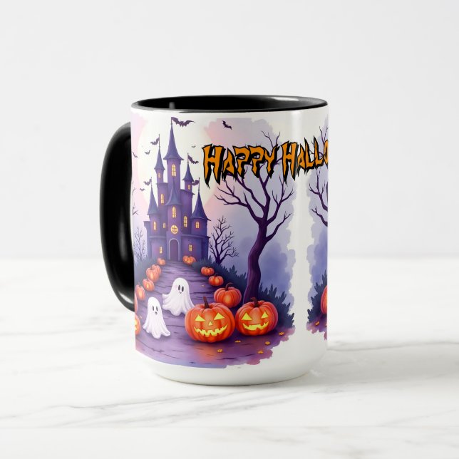 Halloween Spooky Cute Popular Collection Mug (Front Left)