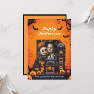 Halloween Spooky Family Fun Card
