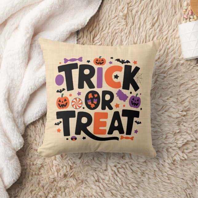 Halloween - spooky festivities cushion (Blanket)
