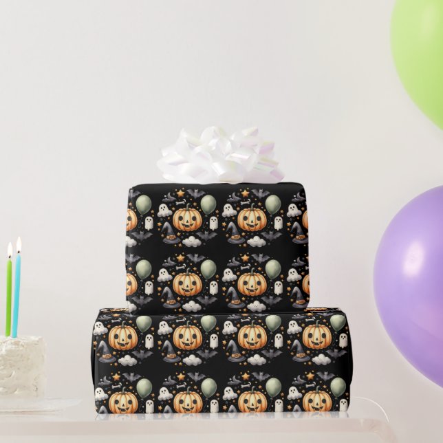 Halloween Spooky first one Wrapping Paper (Party Gifts)
