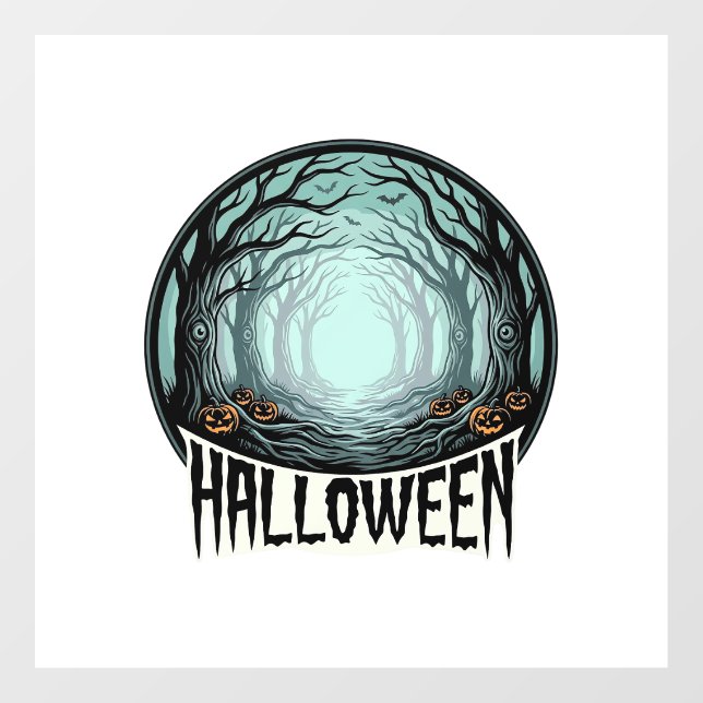 Halloween Spooky Forest Vintage Engraving Design_1 (Sheet)