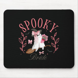 Halloween Spooky Ghost Bride Chelorette Last Boo C Mouse Pad