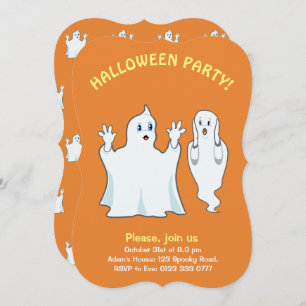 Halloween Spooky Ghost Invitation