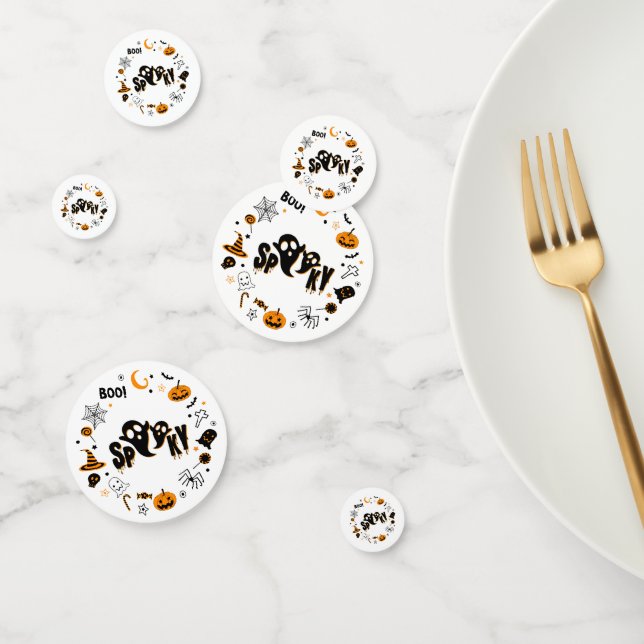 Halloween Spooky Ghost Table Confetti (Group)