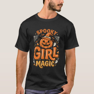 Halloween Spooky Girl Magic T-Shirt