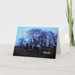 Halloween - Spooky Graveyard, for Neighbour Card