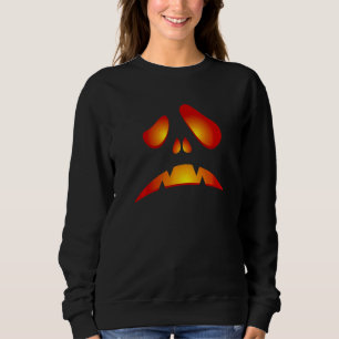 Halloween Spooky Halloween Pumpkin Head Face Scary Sweatshirt