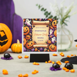 Halloween Spooky Night Bash: Join Us for Fun! Invitation