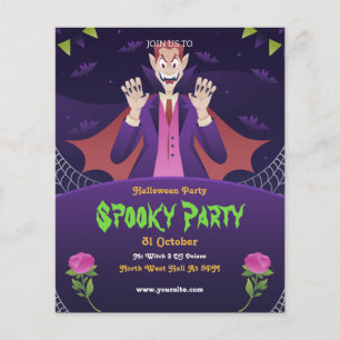 Halloween Spooky Night Party Halloween Party  Flyer