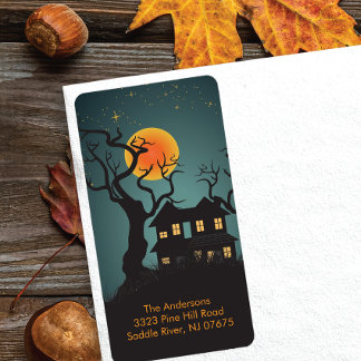 Halloween Spooky Night Return Address Label