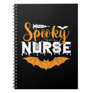 Halloween Spooky Nurse Birthday Notebook