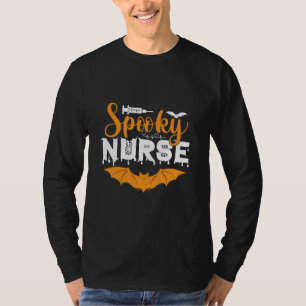 Halloween Spooky Nurse Birthday T-Shirt