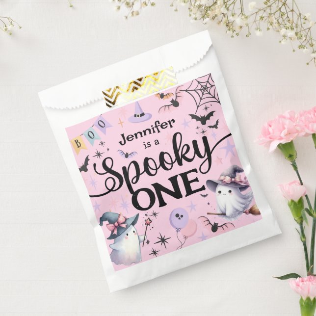 Halloween Spooky One Cute Ghost 1st Birthday Party Favour Bags (Sealed)