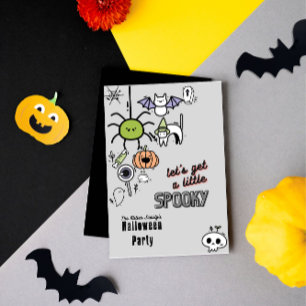 Halloween spooky party custom invitaion invitation