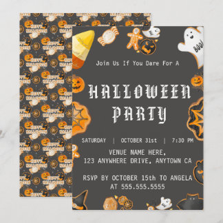 HALLOWEEN SPOOKY PARTY INVITATION