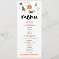 Halloween Spooky Pumpkin Birthday Party Food