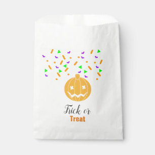 Halloween Spooky Pumpkin   Confetti Sprinkles Favour Bags