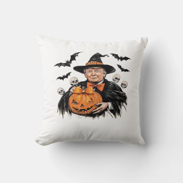 Halloween Spooky Pumpkin Cushion (Front)