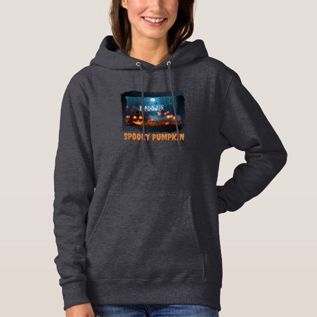 HALLOWEEN SPOOKY PUMPKIN HOODIE (Front)