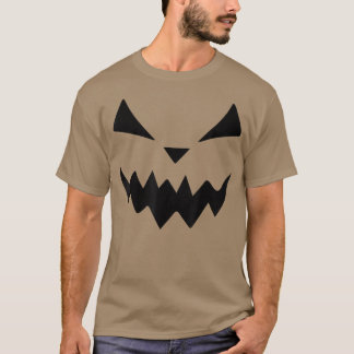 Halloween Spooky Pumpkin Jack O Lantern Face Scary T-Shirt