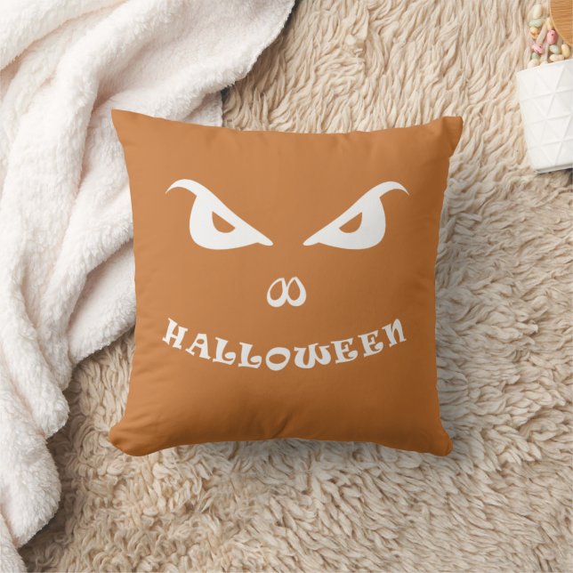Halloween spooky scary face cushion (Blanket)