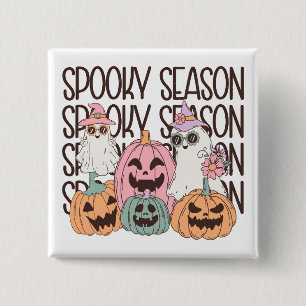 Halloween Spooky Season 15 Cm Square Badge